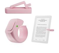 Page Turner Ring for Kindle Paperwhite Scribe Oasis Accessories | Remote Control Clicker for iPhone,Tablets Reading Camera Video Record Remote Triggers,Light Pink