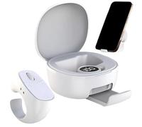 Page Turner | Wireless Phone Holder with Zoom Ring Indicator, Accessories for Reading Kitchen Travel Office Recording Readers Elderly