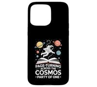 Page Turning Across The Cosmos Astronomy Book Lover Case for iPhone 15 Pro Max