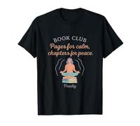 Pages for Calm Chapters for Peace Book Club Graphic T-Shirt