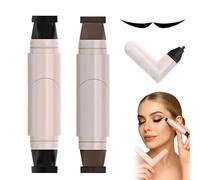Pagevine Eyeliner Stamp, 2 Pcs Gel Eyeliner Pencil Set, Rotating Eyeliners Stamps Pen, Eyeliner for Beginners & Makeup Enthusiasts (mix)