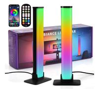 Pagezol 2PCS LED Light Bars, Smart RGB TV Backlight, Ambiance Gaming Lamp Sync with Music, APP Control, Entertainment Lighting for TV Gaming, Play Light Bar for PC, Room Decoration