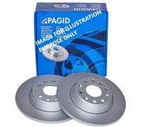 PAGID FRONT Brake Discs 284 mm INTERNALLY VENTED