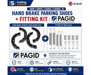 Pagid Hand Brake Shoes + Fitting Kit 34416761292 BMW E46 E81 E90 E91 F30 F31 F33