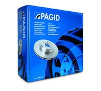 Pagid LD10565P Rear Brake Discs 2 Pieces Pair 278mm Diameter Solid Replacement