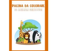 Pagina da colorare di animali selvatici: "Un'avventura da colorare nel cuore della giungla!"