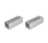PAGJHRFJG 2X Aluminum Radiator 50x50x150MM Dense 14 Tooth Heat Sink for Power Amplifier Heater Computer Water Cooling System