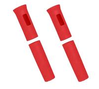 PAGJHRFJG 2X Elastic Wireless Microphone Protective Case Color Handle Cover Anti-Fall Protector for Ktv Stage Accessories A