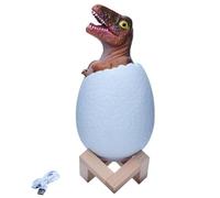 PAGJHRFJG 3D Night Light Velociraptor Egg Desk Lamp 3 Color Touch Cartoon Table Lamps Home Decor for Kid Birthday Gift Easy Install