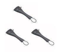 PAGJHRFJG 3pcs 3/4 4/4 Violin Fiddle Tailpiece Hill Style with 3pcs Tailgut Tailcord 4 Fine Tuners Aluminum Alloy Strong