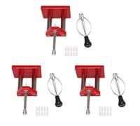 PAGJHRFJG 3X Red Watch Tool Hand Plunger Puller Remover Hand Set Solid Alloy Steel Kit with 30 Plastic Dies