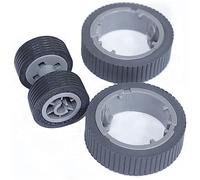 PAGJHRFJG 4 set Pa03670-0001 Pa03670-0002 Consumable Set Pick Roller + Brake Roller PICKUP Roller for Fi-7160 Fi-7260