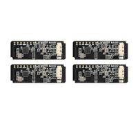 PAGJHRFJG 4X RD-03D 24G Multi-Target Integrated PCB Antenna Locating Radar Module and Tracking Human Motion Trajectory