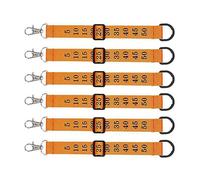 PAGJHRFJG 6 Pcs Football Referee Chain Clips-Football Yard Officials Markers-Professional Football Chain Clip for Umpire Equipment Easy to Use
