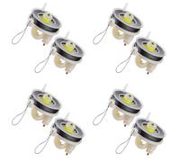PAGJHRFJG 8 Pcs Trip Wire on Reusable Reel (85ft),Trip Wire for Perimeter Trip Alarm 12 Gauge and Trip Wire Alarm