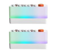 PAGJHRFJG Bluetooth Speaker White Noise Machine Bluetooth RGB Color Speaker 12 Night Light Colors andSound Timer