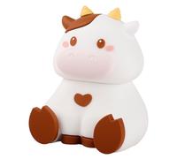 PAGJHRFJG Portable MP3 Music Player withPhone Holder Cute Bluetooth Speaker Animal Shape Wireless Bluetooth Speaker Cow