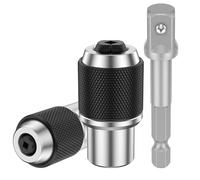 PAGJHRFJG Tap Socket Set, Tap Holder Tool for 6-1/2 Tap and 3/8Inch Drive Tap Extractor, Tap and Tap Sleeve Extraction Tool Set