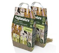 Paglianatura Kit 2 Pieces - Paglianatura Bioactive Litter Tray for Rodents in 6 mm Pellets, Natural and Ecological - High Absorbency - 3 kg/6 Litres