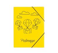 PAGNA 21603-15 Elasticated Folder A4 Polypropylene with 3 Flaps Yellow