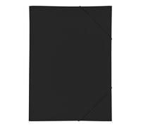 Pagna 21638-01 Elasticated Folder Polypropylene 3 Flap A3 Black