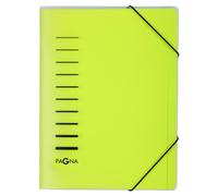 Pagna 40056-05 Organiser File DIN A4 Cardboard with Polypropylene Cover Yellow y
