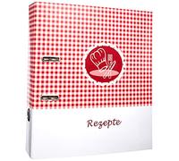 Pagna 50353-15 Recipe Binder A4 75 mm Spine Chef's Hat Laminated Print Design