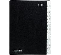 Pagna Desk Organiser 1-31 32 Compartments Black