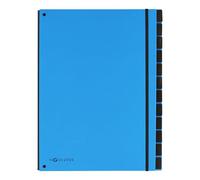 Pagna Desk Organiser 12 Sections Light Blue