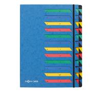Pagna Desk Organiser, Printed A-Z, Set of 24, Blue