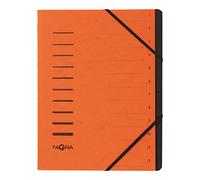 Pagna Document Wallet 12-Piece Material Pressboard orange 12 pieces
