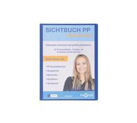 PAGNA Office 21011-07 Display Book A4 Polypropylene with Front Pocket Blue