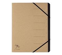 Pagna Pure Organiser, 7 compartments, Black Elasticated Corners, Recycled Cardboard with Subtle Print