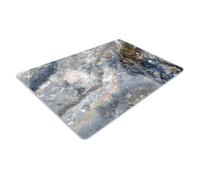Pagnanno. Chopping Board-Catering Cutting Set-Kitchen Board-Glass Worktop Savers-Sink Chopping Board-Large-Worktop Protectors Heat Resistant-Marble Effect Grey (Design 5, 30 x 20 cm (Pack of 1))