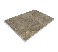 Pagnanno. Chopping Board-Catering Cutting Set-Kitchen Board-Glass Worktop Savers-Sink Chopping Board-Large-Worktop Protectors Heat Resistant-Marble Effect Grey (Design 4, 40 x 30 cm (Pack of 1))