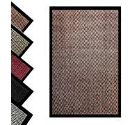 Pagnanno. - Dirt Trapper Door Mat - Indoor/Outdoor non-slip Washable Barrier Door Mat, Heavy Duty Entrance Rug Shoes Scraper, Super Absorbent Front Doormat Carpet (Dark Brown, 50x80cm (Pack of 1))
