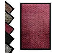 Pagnanno. Dirt Trapper Door Mat Indoor Outdoor Non Slip Washable Barrier Door Mat With Red, 60X180Cm