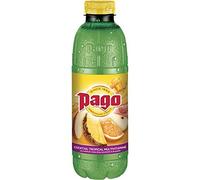 PAGO Multi-Vitamin Tropical/Multi-Fruit Drinks with Concentrated Juice/Puree de Fruit la Bottle 75cl