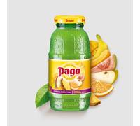 Pago - Tropical - 100% Natural Fruits and Vegan Friendly and Gluten Free 200ml (Pack of 12)
