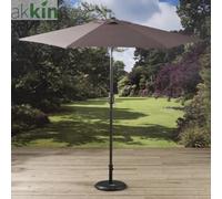 Pagoda 2.5M Crank & Tilt Parasol - Brown