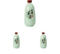 Pagoda Brand - Shaoxing Rice Wine (Ben Mei) - 500ml | No Colouring | Longquan Celadon | Hand Made (Pack of 3)