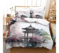 Pagoda Bridge Tree 1000pcs Mini Puzzle for Family Challenging | Super king（260x220cm）Cardboard Living Room Decor Durable Structure Birthday Gift Stress Relief