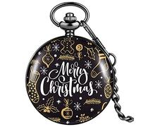 Pagoda Christmas Series Retro Quartz Quartz Waiting Waist Chain Christmas Gift, 26, Retro
