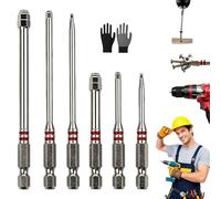 Pagoda Hex Screwdriver Bit Set,Screwdriver Bit Set: Featuring Magnetic Hexagonal Shanks, Multiple Sizes Pagoda-Shaped Design Drill Bits for Electric Drills and Wrenches(1pcs)