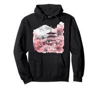Pagoda Japanese Pagoda Tower Japanese Art Artwork Nature Pullover Hoodie
