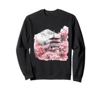 Pagoda Japanese Pagoda Tower Japanese Art Artwork Nature Sweatshirt