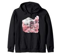 Pagoda Japanese Pagoda Tower Japanese Art Artwork Nature Zip Hoodie