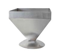 Pagoda Mould - 4.33 Inches Stainless Steel Pyramid Food Shaper | Reusable Rice and Meat Forming Tool for Zongzi, Barbecue, Cold Salads, Desserts, Catering and Picnic Serving
