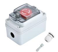 PAGOTORTAUS Emergency Stop Button Box 660V 10A Waterproof for Outdoor use, Emergency Shutdown Switch, E-Stop Push Button Switches Box IP67