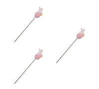 PAGUON 3 Pcs Easter Bunny Egg Branches Diy Flower Arrangements Pink Vase Decor Party Ornaments Festive Rabbit Tree Eggs Bouquet